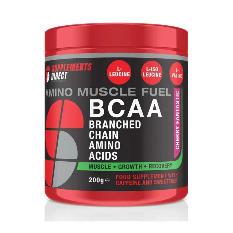 Supplements Direct Amino Muscle Fuel BCAA 200g 20 Servings
