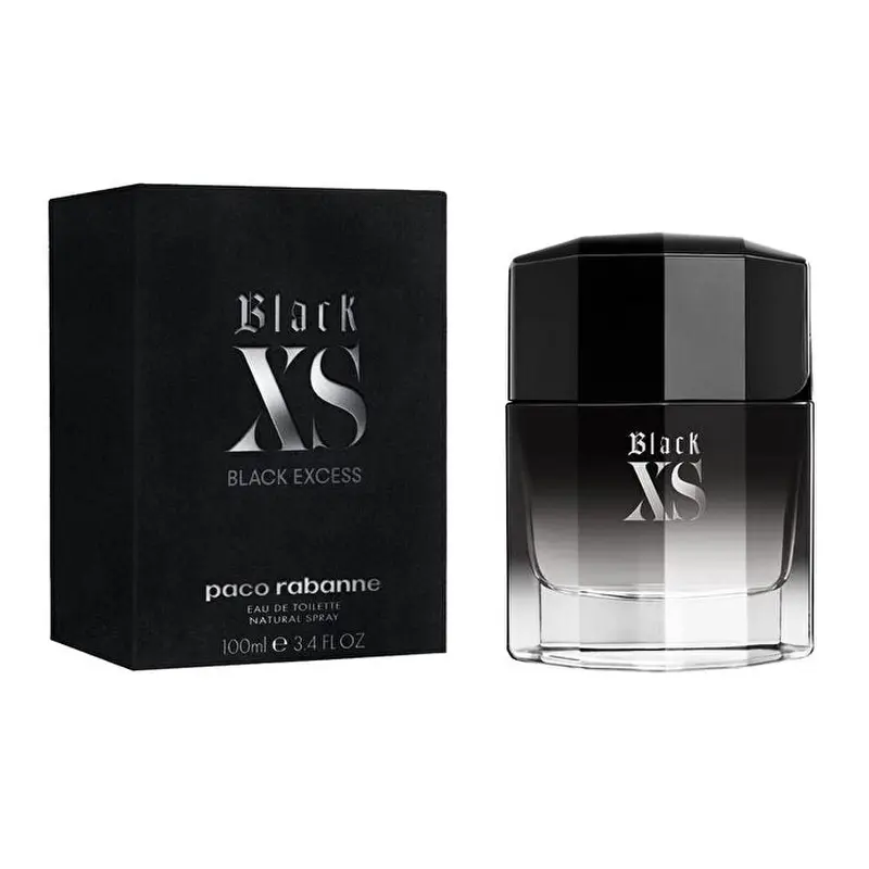 Paco Rabanne Black Xs Eau De Toilette Spray (2018 New Packaging) 100ml/3.4oz