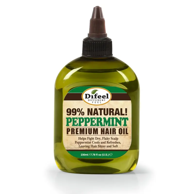 Difeel Premium Natural Hair Oil - Peppermint Oil 7.78oz