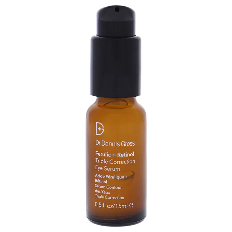 Dr Dennis Gross Ferulic Plus Retinol Triple Correction Eye Serum by Dr. Dennis Gross for Unisex - 0.5 oz Serum