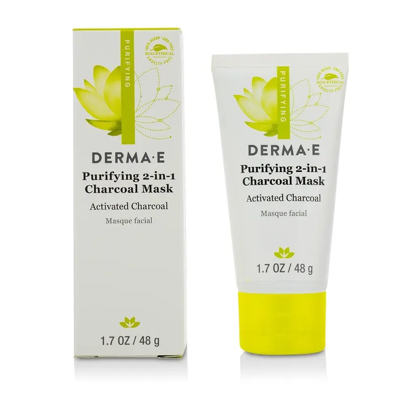 Derma E Purifying 2-In-1 Charcoal Mask  48g/1.7oz
