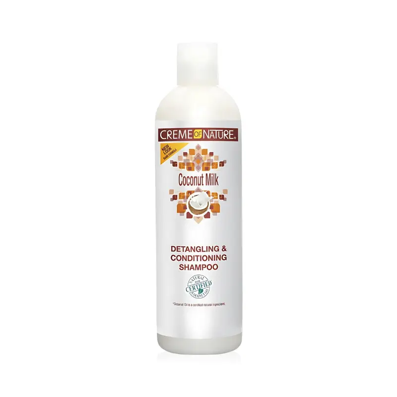 Creme of Nature Coconut Milk Detangling & Conditioning Shampoo  12 oz | Moisturize, Soften & Smooth