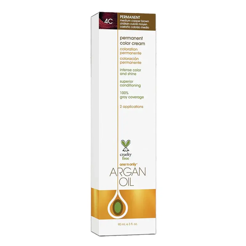 One 'n Only Argan Oil Permanent Hair Color - 4C Medium Copper Brown