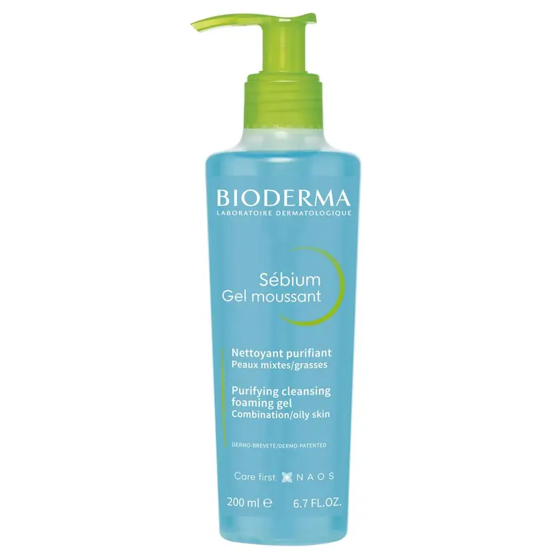 Bioderma Sebium Purifying & Foaming Cleansing Gel 200ml