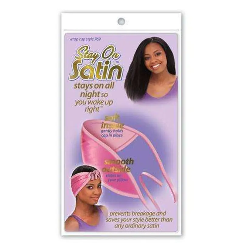 Stay On Satin Wrap Cap - Style 769 Assorted