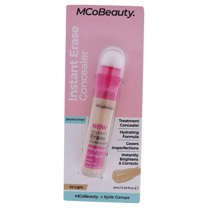 MCoBeauty Instant Eraser Concealer - 02 Light by MCoBeauty for Women - 0.2 oz Concealer