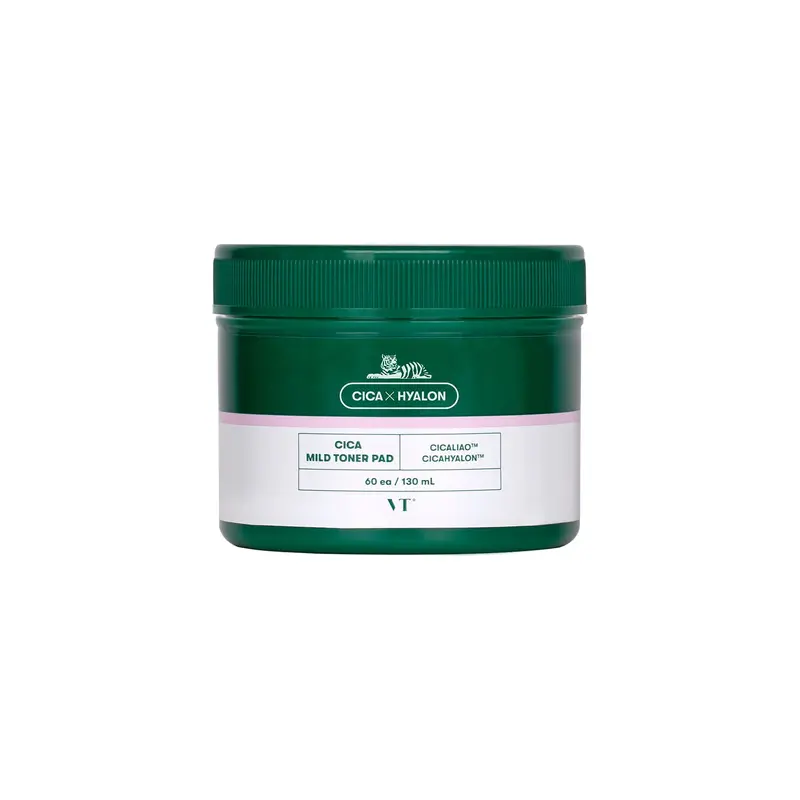 VT Cosmetics Cica Mild Toner Pad 60ea