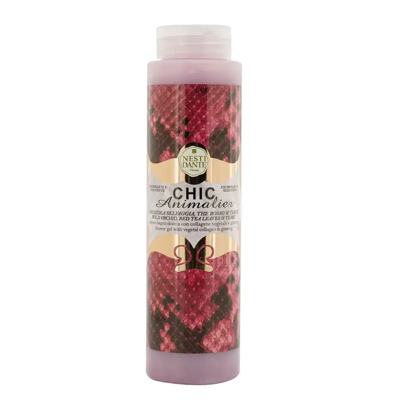 Nesti Dante Chic Animalier Shower Gel - Wild Orchid, Red Tea Leaves & Tiare  300ml/10.2oz
