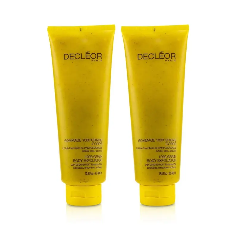 Decleor 1000 Grain Body Exfoliator (Salon Size) Duo Pack  2x400ml/13.5oz