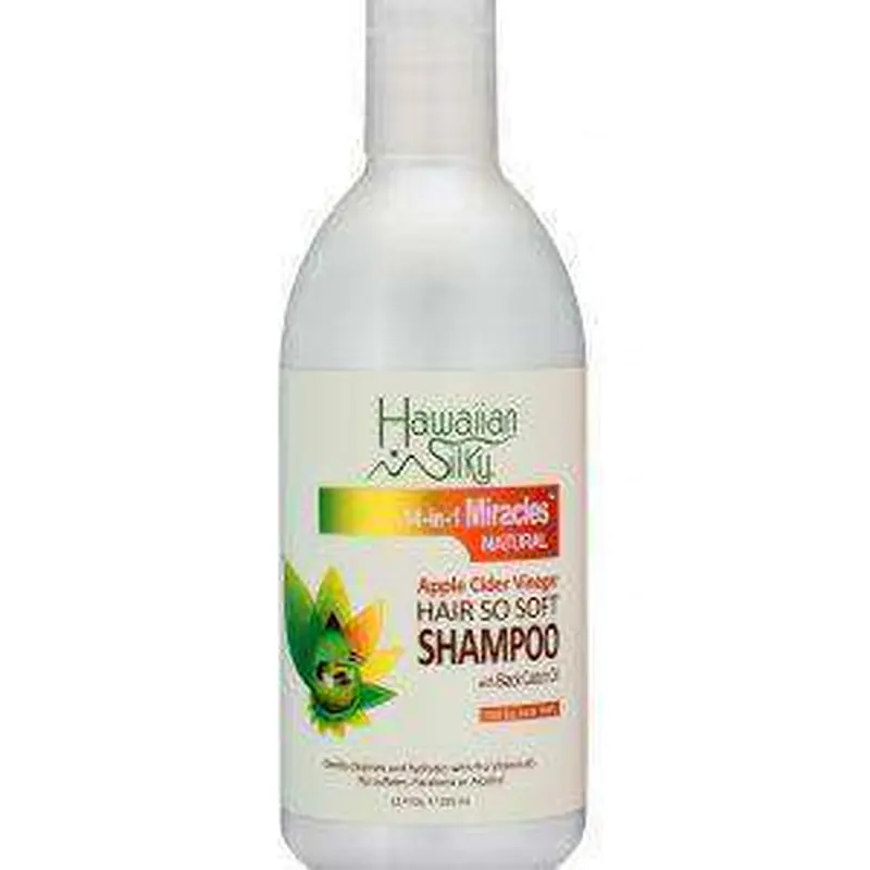 Hawaiian Silky 14-In-1 Miracles Natural Apple Cider Vinegar Hair So Soft Shampoo