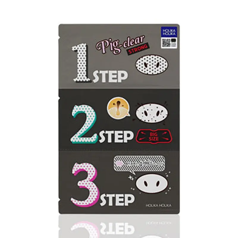 Holika Holika Pig Clear Black Head 3-Step Kit Strong 3ea