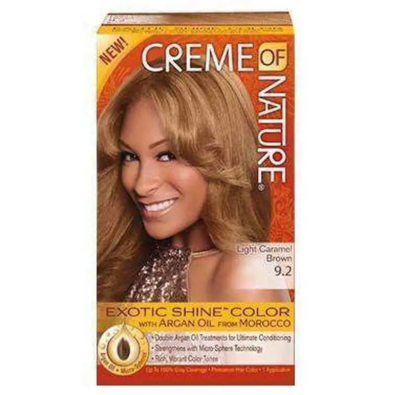 Creme Of Nature Exotic Shine Color- #7.3 Medium Warm Brown