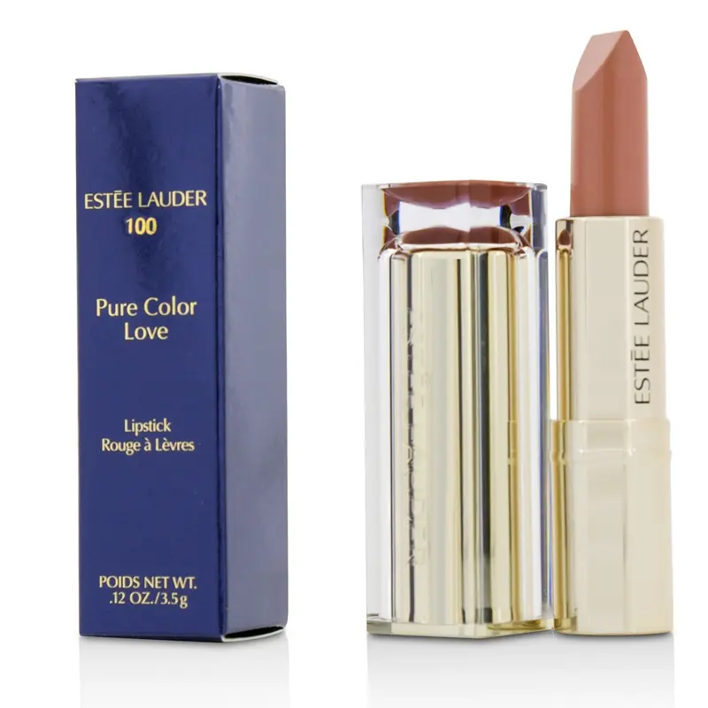 Estee Lauder Pure Color Love Lipstick - #100 Blas Buff  3.5g/0.12oz