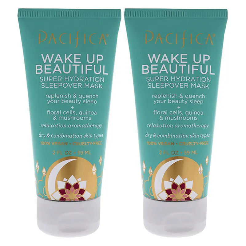 Pacifica Wake Up Beautiful Mask by Pacifica for Unisex - 2 oz Mask - Pack of 2