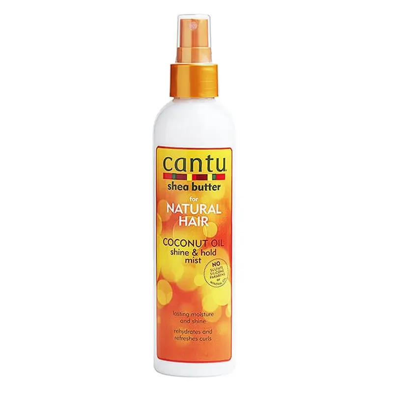 Cantu Shea Butter for Natural Hair Coconut Oil Shine and Hold Mist 8 oz