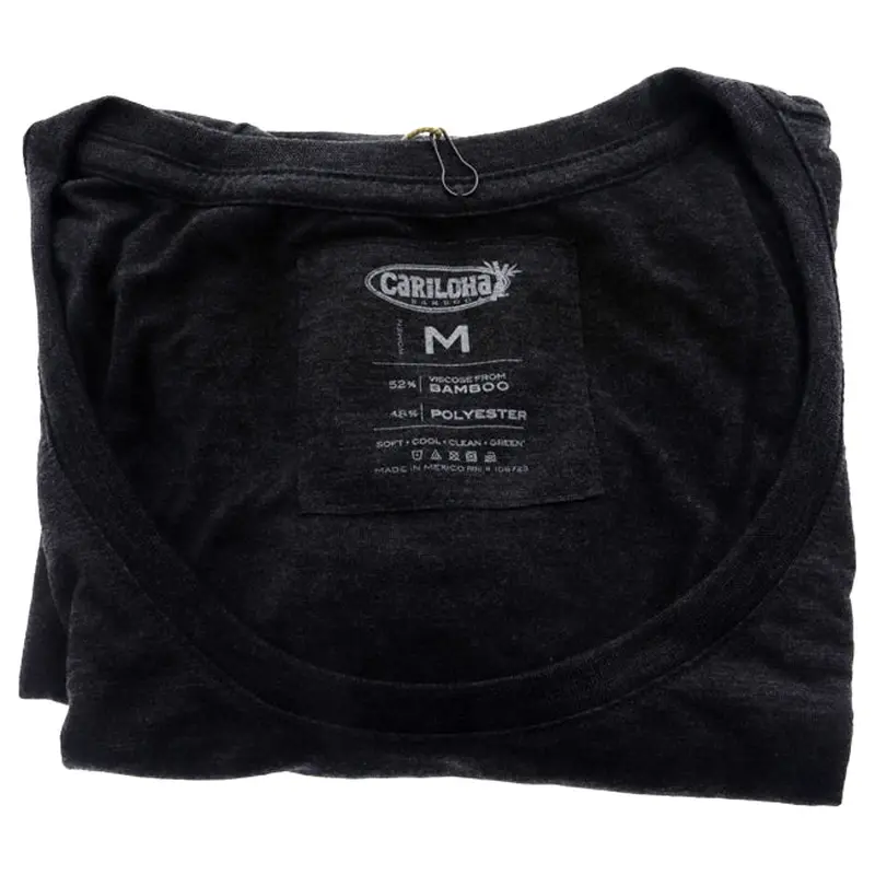 Cariloha Bamboo Scoop Tee - Charcoal by Cariloha for Women - 1 Pc T-Shirt (M)