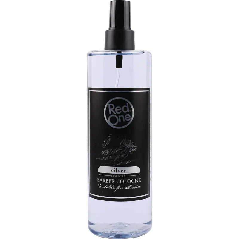 Red One Essential Barber Cologne Spray - Silver