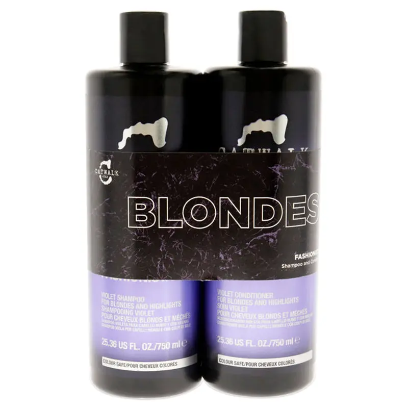 Tigi Catwalk Fashionista Kit by TIGI for Unisex - 2 Pc Kit 25.36 oz Shampoo, 25.00 oz Conditioner