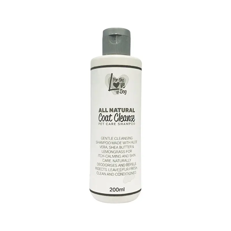 For The Love Of Dog All Natural Coat Cleanse (Pet Care Shampoo) 200ml