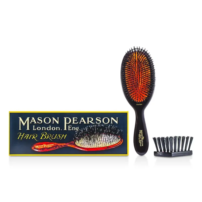 Mason Pearson Boar Bristle - Small Extra Pure Bistle Hair Bush (Dark Ruby)  1pc