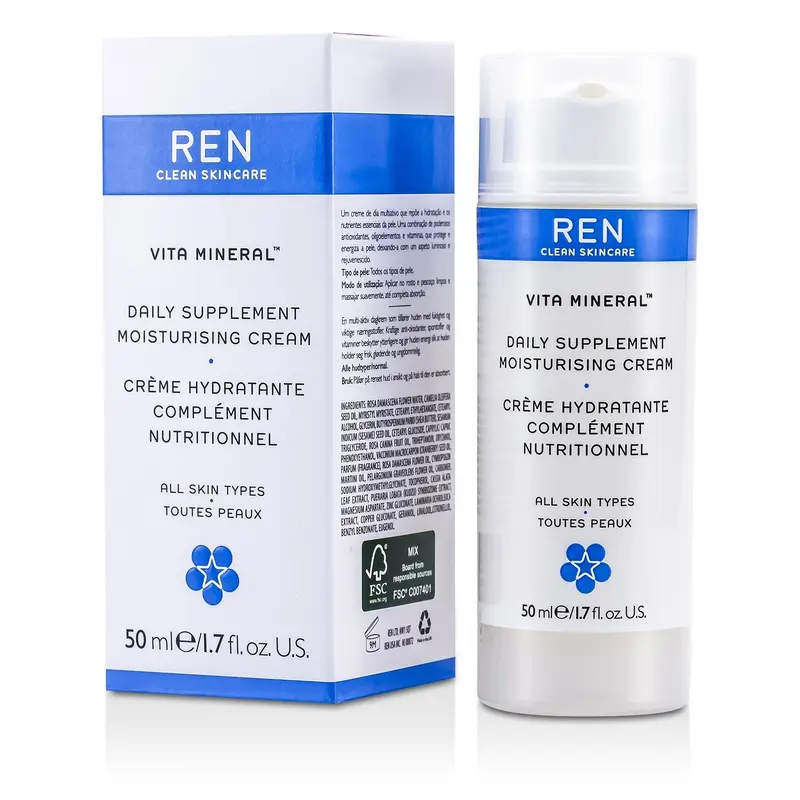 Ren Vita Mineral Daily Supplement Moisturising Cream (For All Skin Types)  50ml/1.7oz