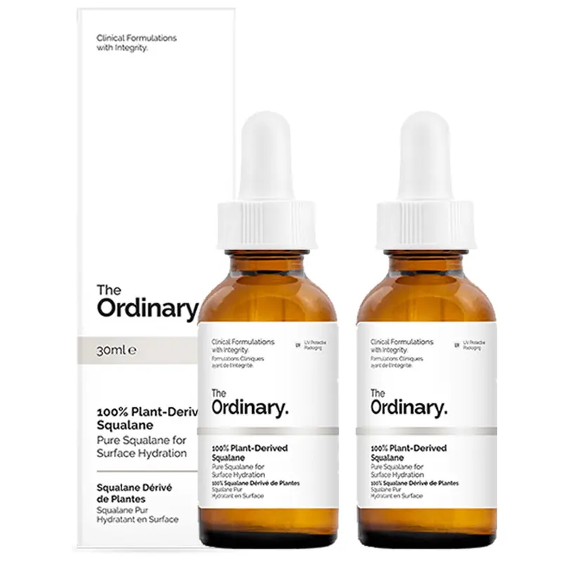 The Ordinary 100% Plant-Derived Squalane  [Double Pack] 2 X 30ml