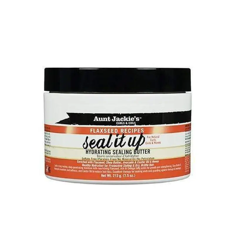 Aunt Jackie's Flaxseed Recipes "Seal It Up" Hydrating Sealing Butter