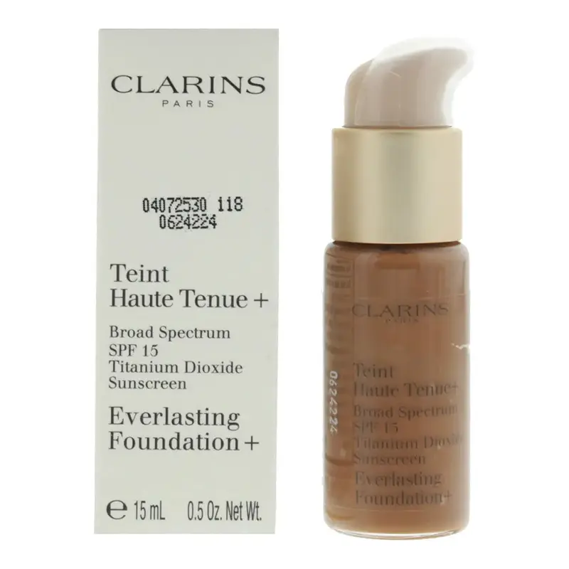 Clarins Everlasting Foundation+ Tester 118 Sienna 15ml - Ref 04072530 NFS