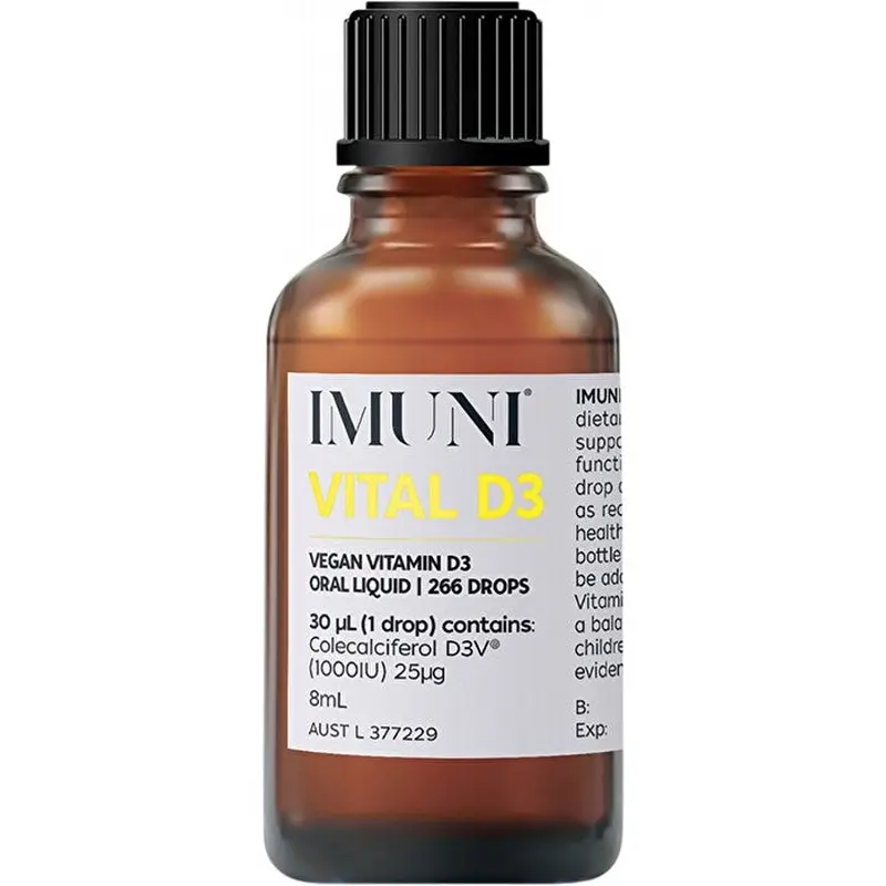 Imuni Vital D3 Vegan Vitamin D3 - Oral Liquid 8ml