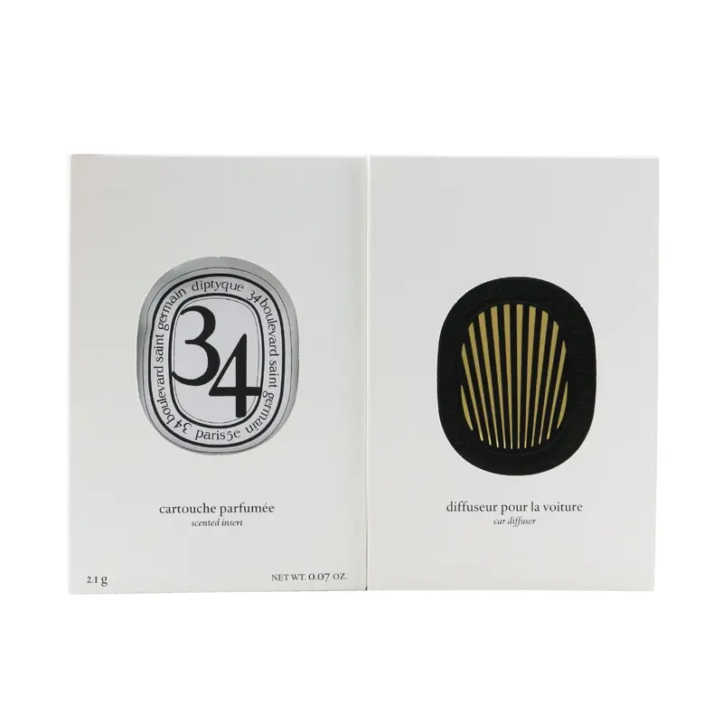 Diptyque Car Diffuser - 34 Boulevard Saint Germain  2.1g/0.07oz