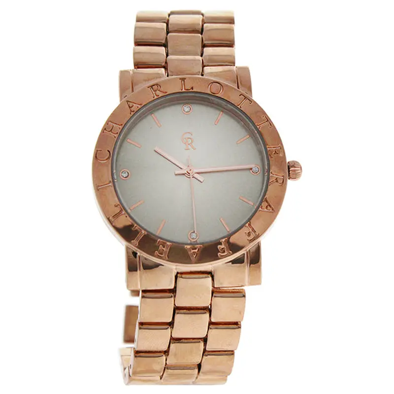 Charlotte Raffaelli CRM002 Rose Gold Stainless Steel Bracelet Watch by Charlotte Raffaelli for Women - 1 Pc Watch