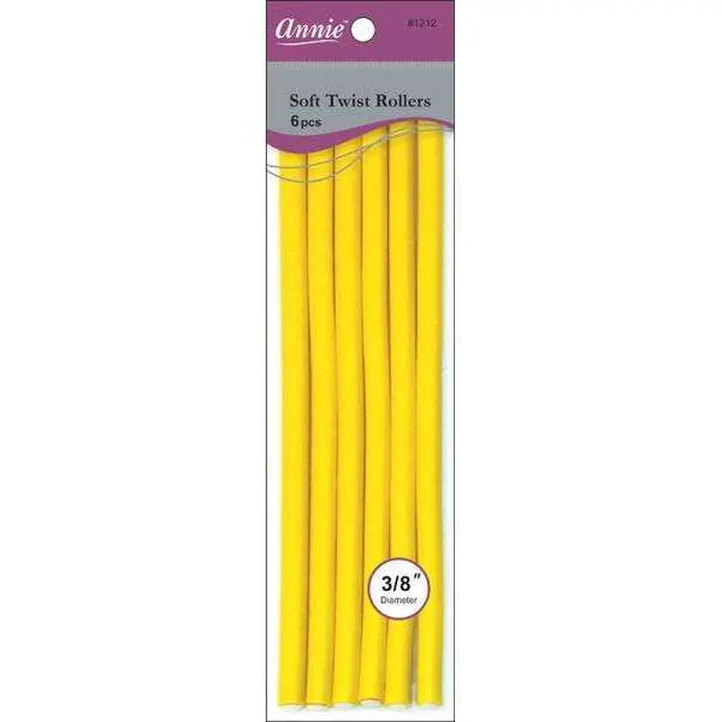 Annie Soft Twist Rollers 3/8" #1212