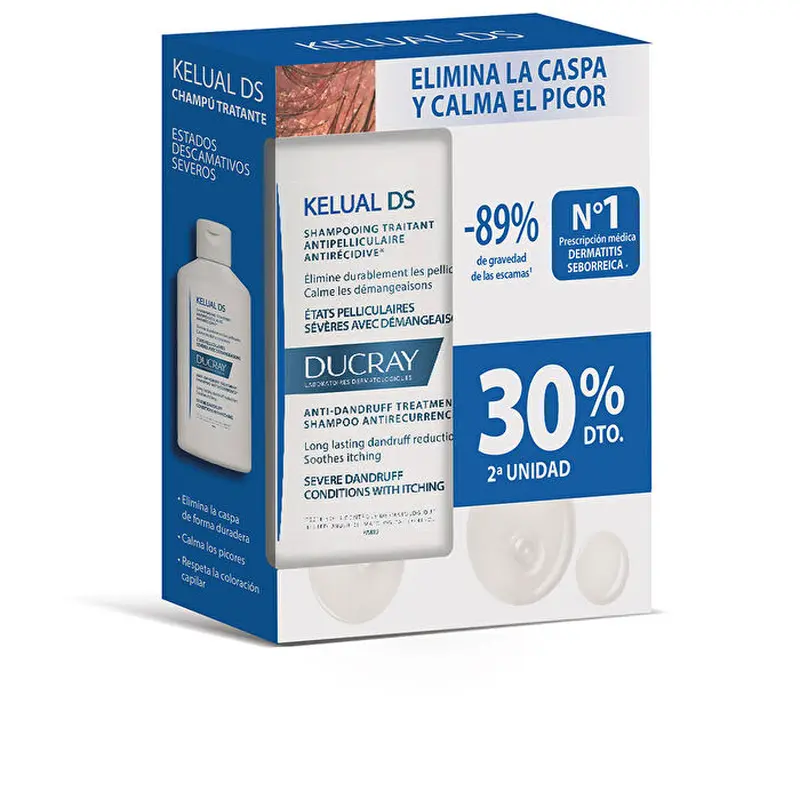 Ducray Kelual Ds Anti-dandruff Treatment Shampoo Duo 2x 100ml