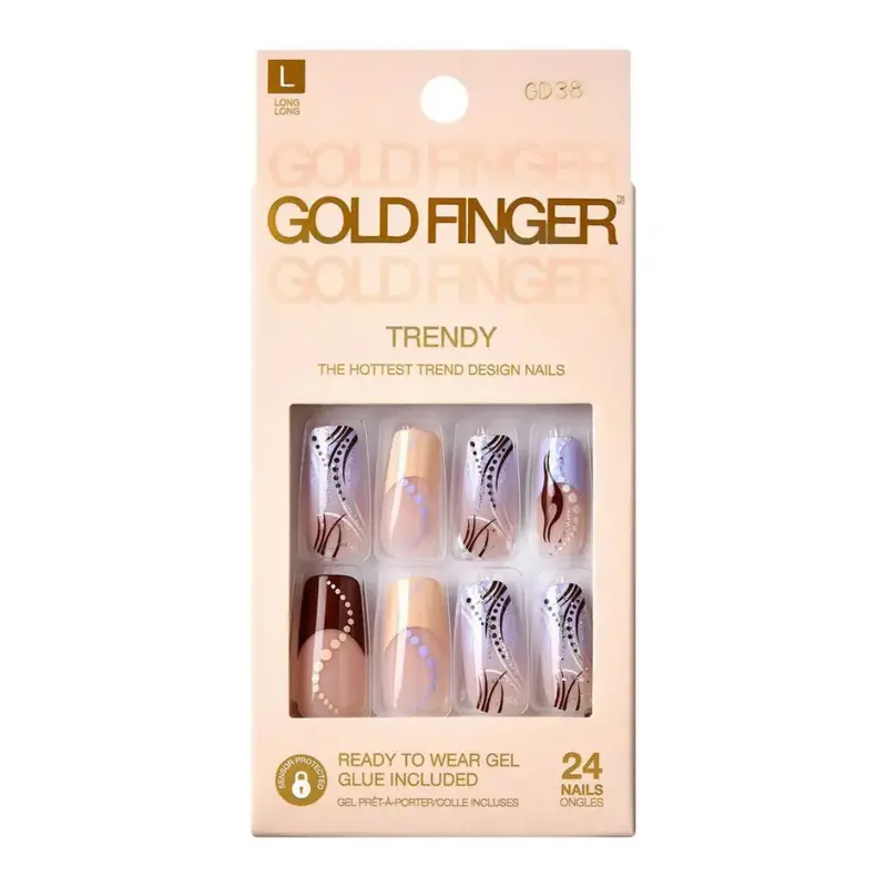 Gold Finger Trendy Nails - It's Eurphoric [GD38]