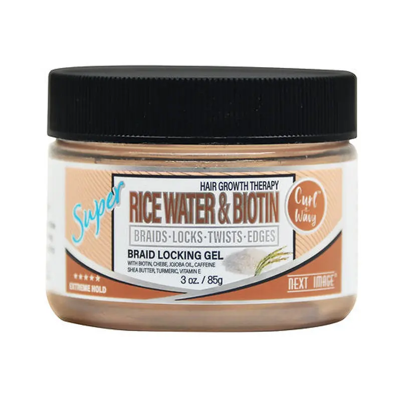 Next Image Braid Locking Gel Super Hold -  Rice Water & Biotin