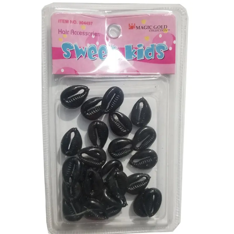 Sweet Kids Hair Beads - Shells Black #1995