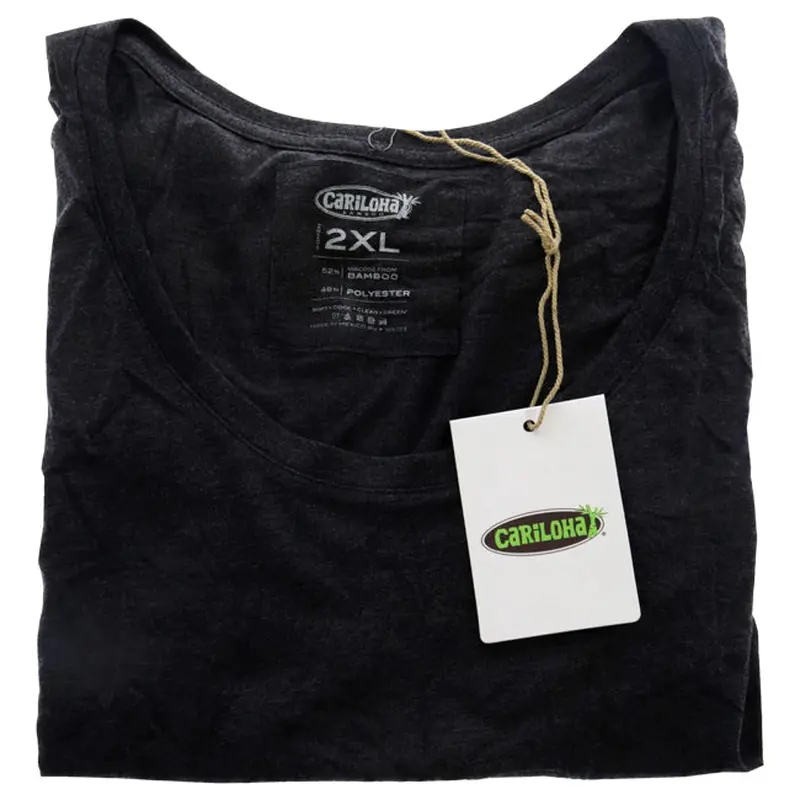 Cariloha Bamboo Scoop Tee - Charcoal by Cariloha for Women - 1 Pc T-Shirt (2XL)