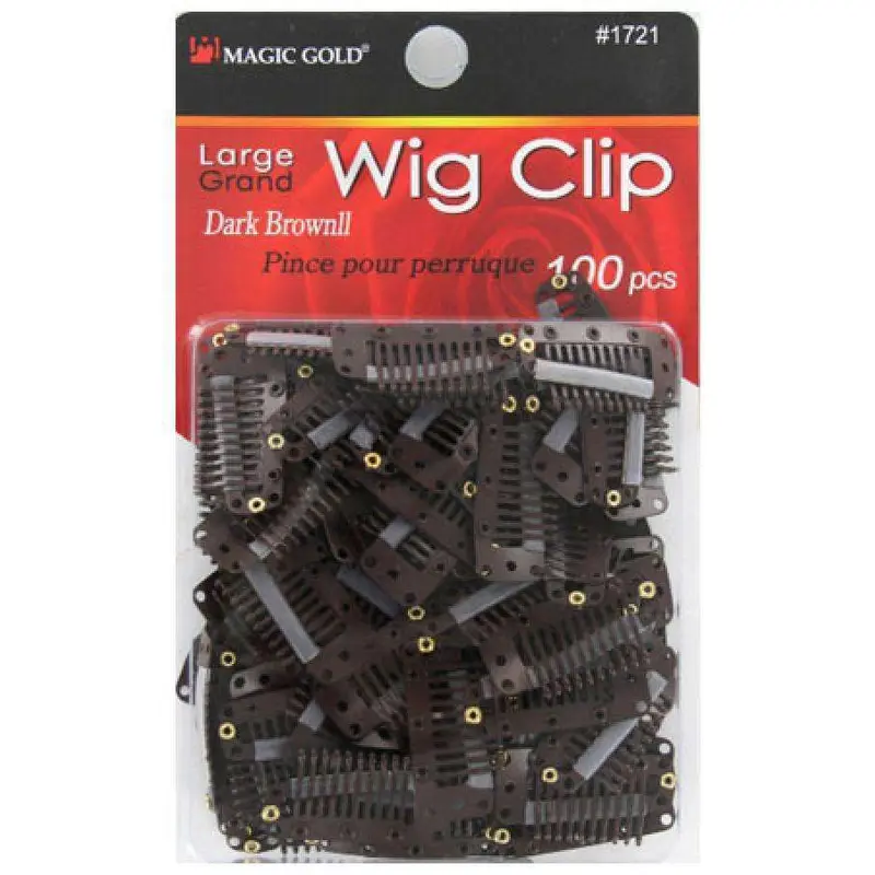 Magic Gold Wig Clip - Medium 100pk
