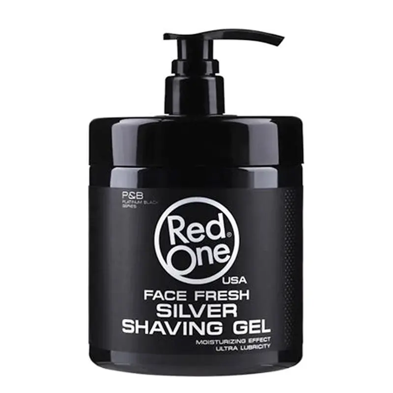 Red One Men Fresh Face Shaving Gel - Silver