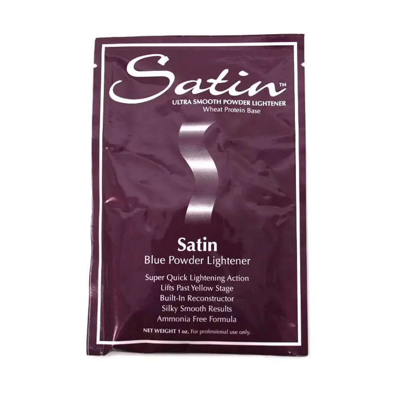 Satin Ultra-Smooth Blue Powder Lightener Packet 1 oz