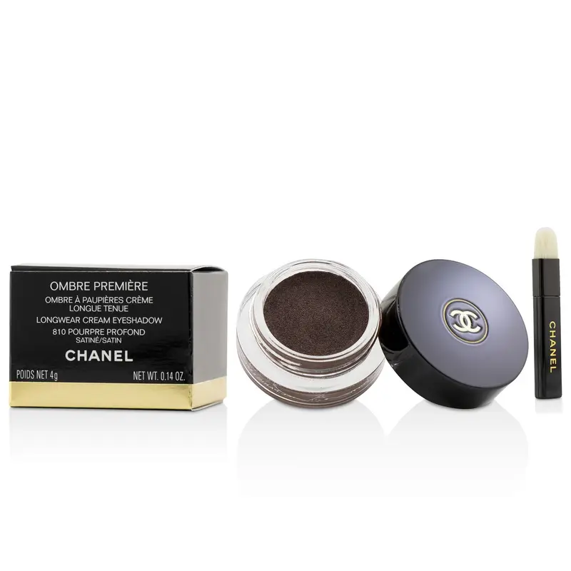 Chanel Ombre Premiere Longwear Cream Eyeshadow - # 810 Pourpre Profond (Satin)  4g/0.14oz