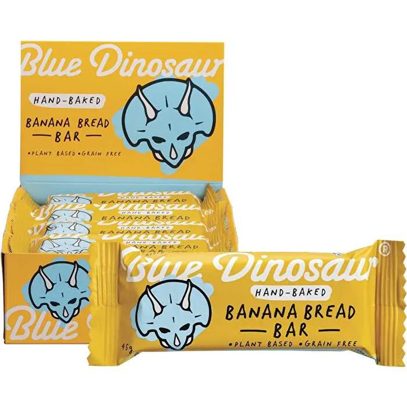 Blue Dinosaur Hand-Baked Bar Banana Bread 12x45g