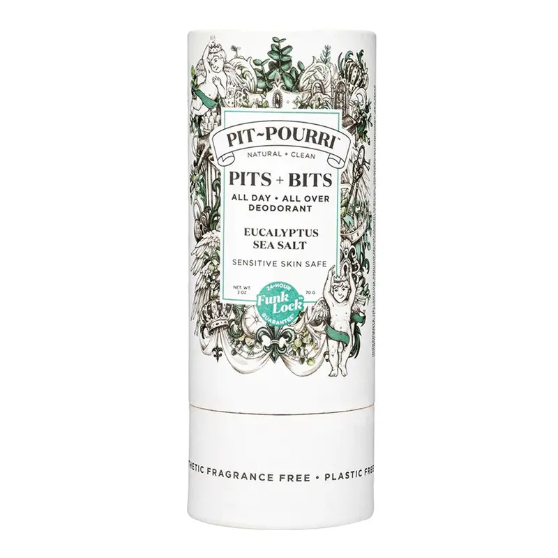 Pit-Pourri Pits + Bits Natural Full Body Deodorant - Eucalyptus Sea Salt