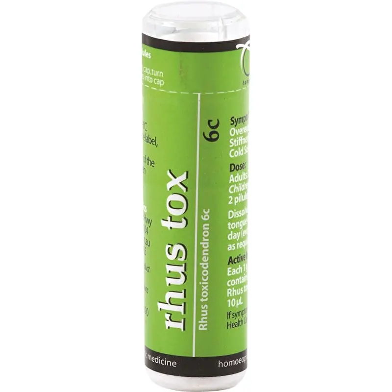 Owen Homoeopathics Rhus Tox 120 pilules 6C