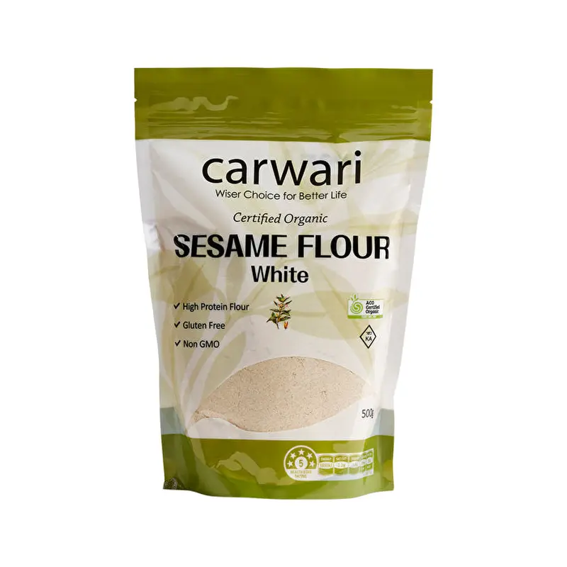 Carwari Organic Sesame Flour White 500g