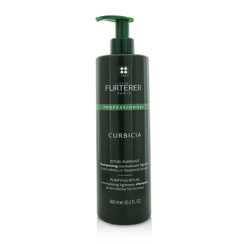 Rene Furterer Curbicia Purifying Ritual Normalizing Lightness Shampoo - Scalp Prone to Oiliness (Salon Product)  600ml/20.2oz