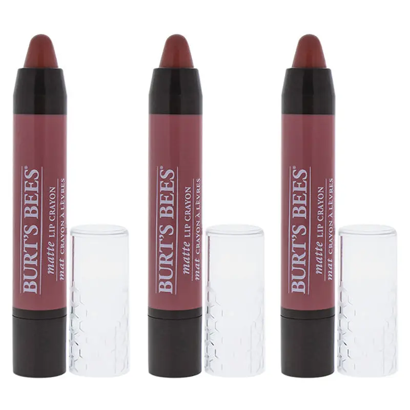 Burts Bees Burts Bees Lip Crayon - 405 Sedona Sands by Burts Bees for Women - 0.11 oz Lipstick - Pack of 3