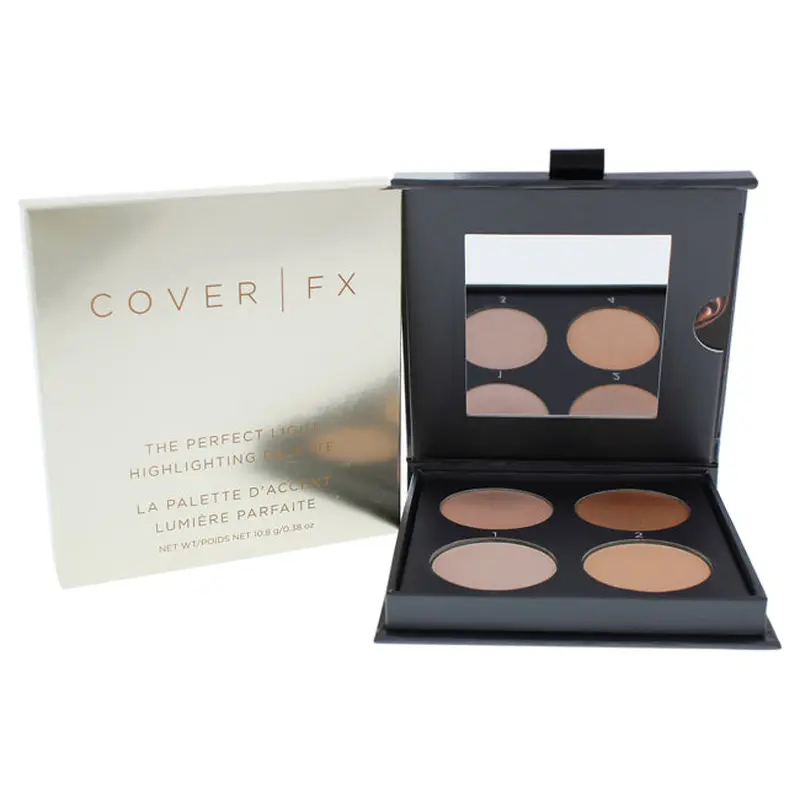 Cover FX The Perfect Light Highlighting Palette - Light Medium by Cover FX for Women - 0.38 oz Highlighter