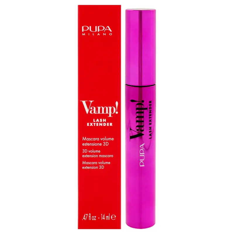 Pupa Milano Vamp! Lash Extender Mascara - 112 Extra Black by Pupa Milano for Women - 0.2 oz Mascara