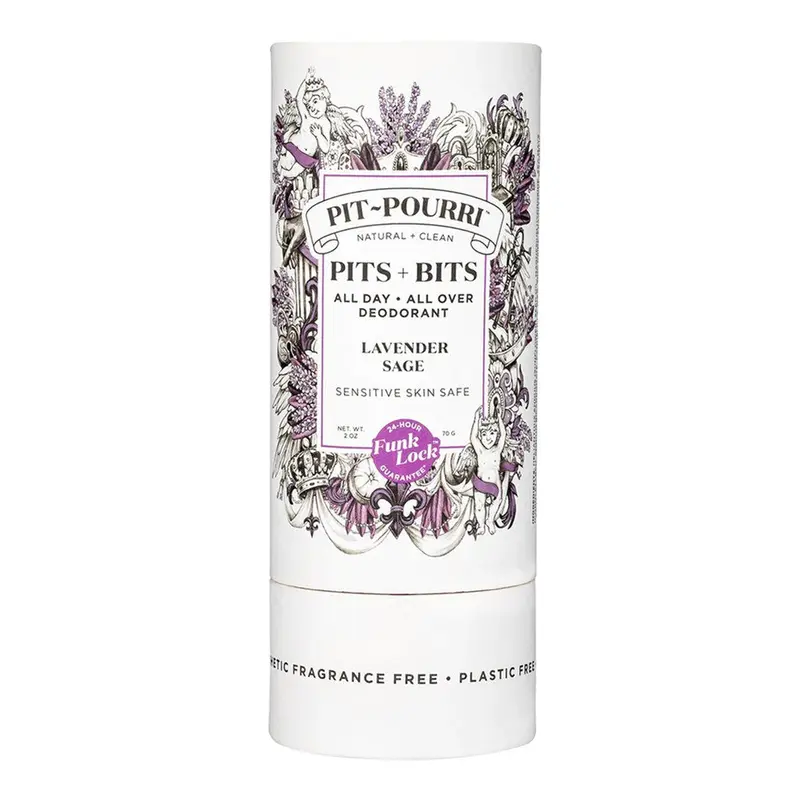 Pit-Pourri Pits + Bits Natural Full Body Deodorant - Lavender & Sage